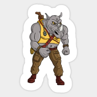 Rocksteady Pose Sticker